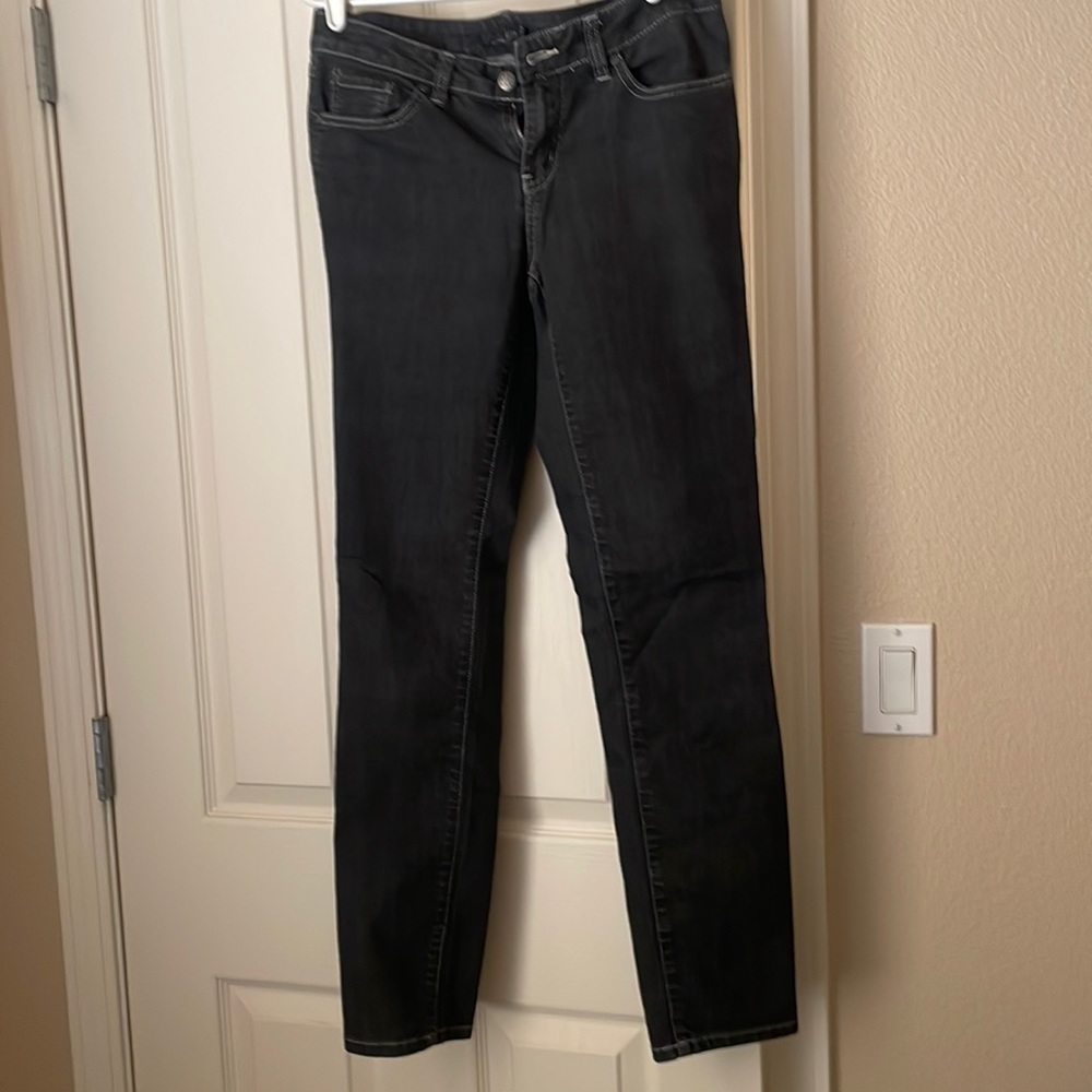 Prana full length jeans black or dark grey jeans